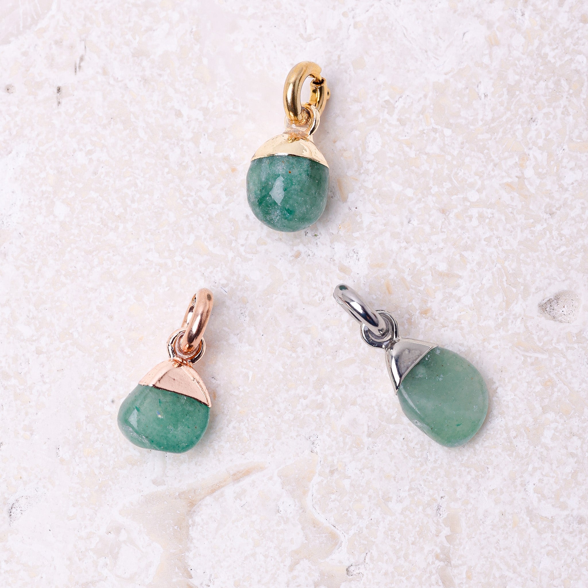 Emerald(MAY) Raw Birthstone Charm - Inspiration Co.