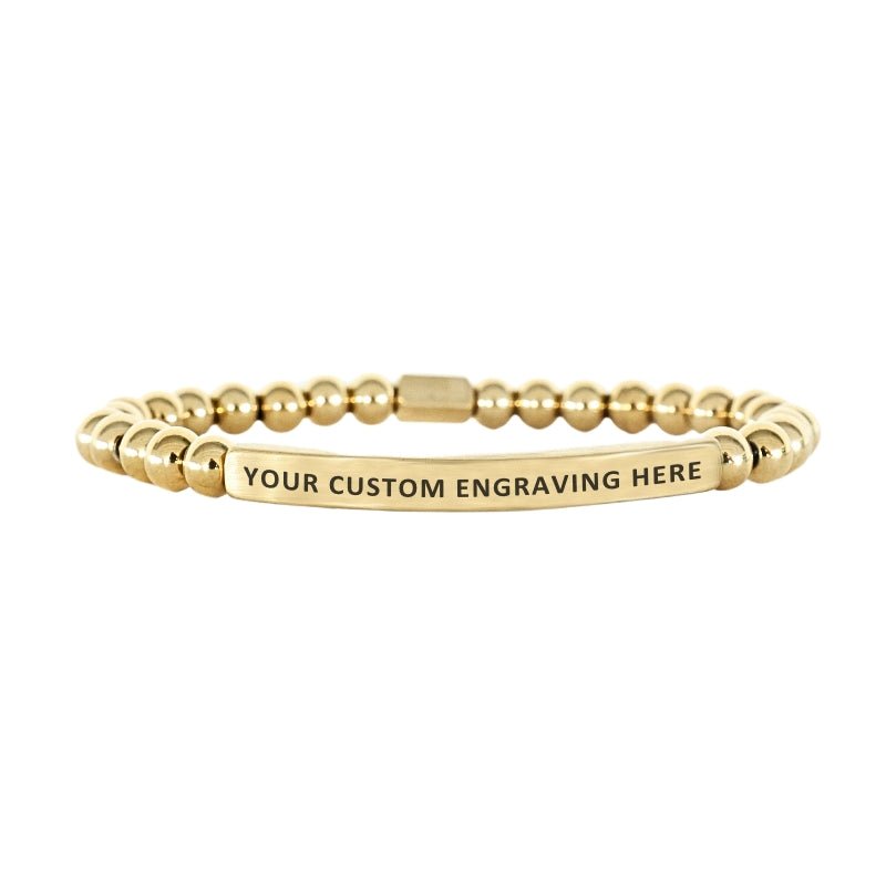 Gold Custom Bracelet - Inspiration Co.