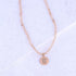 MICRO GEMSTONE NECKLACE - AMBER CRYSTAL - Inspiration Co.