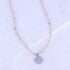 MICRO GEMSTONE NECKLACE - CHAMPAGNE CRYSTAL - Inspiration Co.