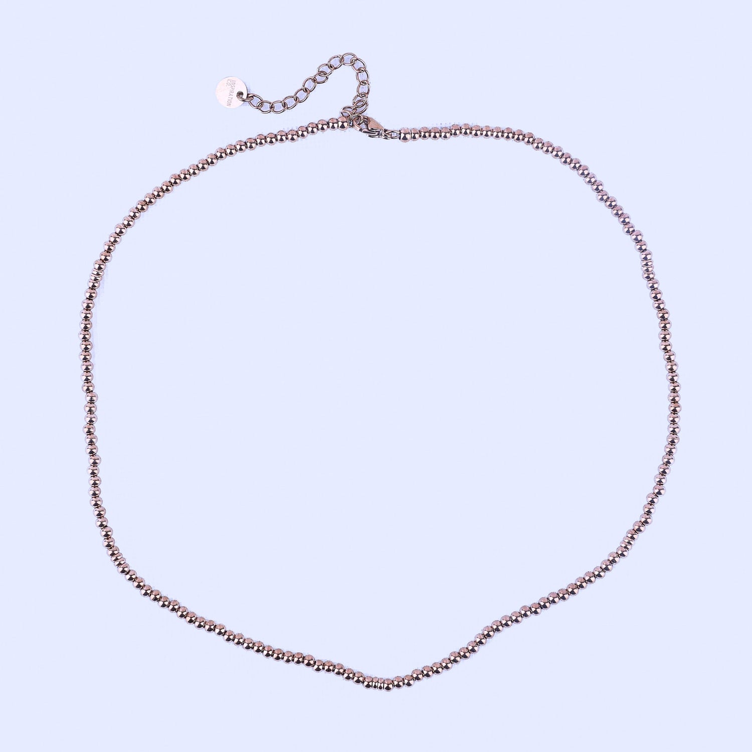 MICRO GEMSTONE NECKLACE - ROSE GOLD - Inspiration Co.