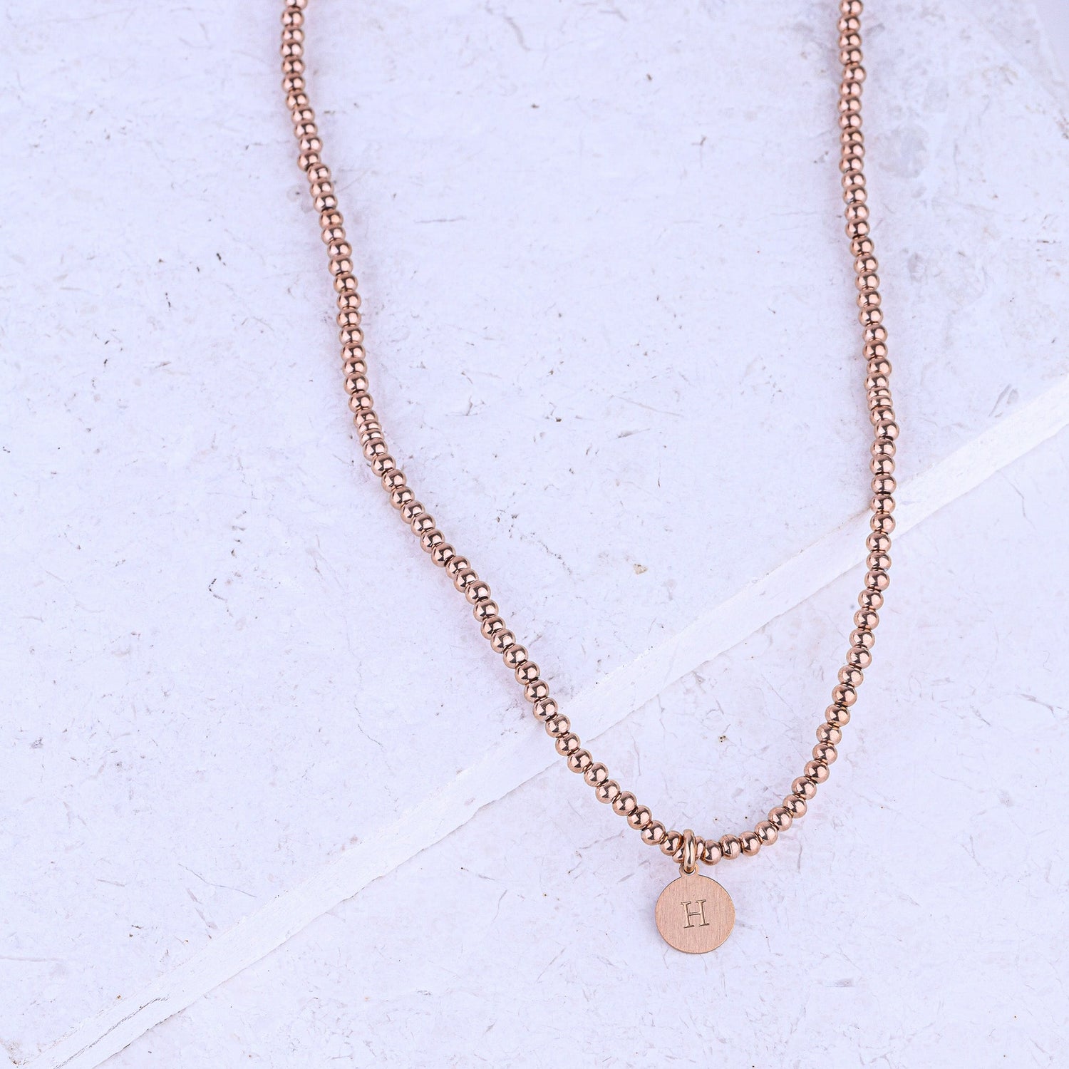 MICRO GEMSTONE NECKLACE - ROSE GOLD - Inspiration Co.