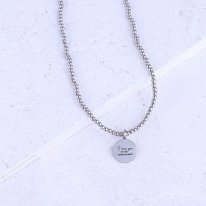 MICRO GEMSTONE NECKLACE - SILVER - Inspiration Co.