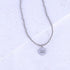 MICRO GEMSTONE NECKLACE - SILVER - Inspiration Co.