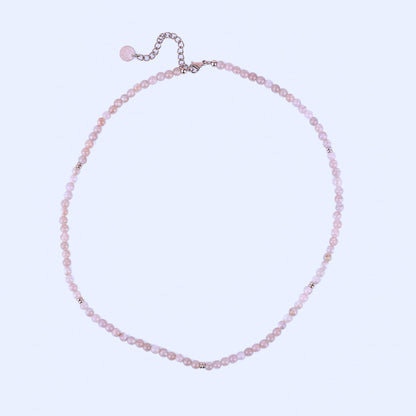 MICRO GEMSTONE NECKLACE - SUNSTONE - Inspiration Co.