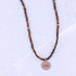 MICRO GEMSTONE NECKLACE - TIGER EYE - Inspiration Co.