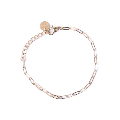 PAPERCLIP ACCENT CHAIN BRACELET - Inspiration Co.