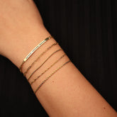 PAPERCLIP ACCENT CHAIN BRACELET - Inspiration Co.