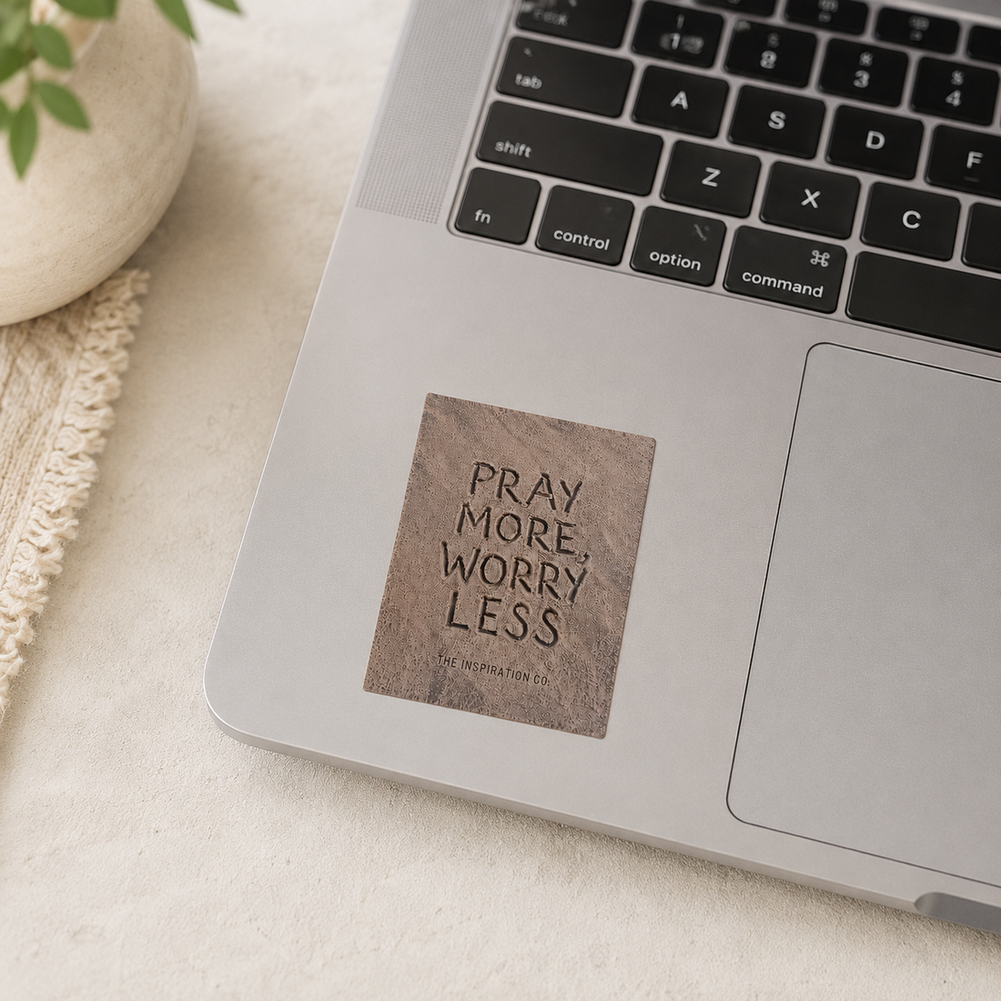 STICKER - PRAY MORE, WORRY LESS