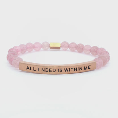 ALL I NEED IS WITHIN ME