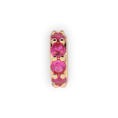 HALO BIRTHSTONE CHARM - RUBY (JULY)