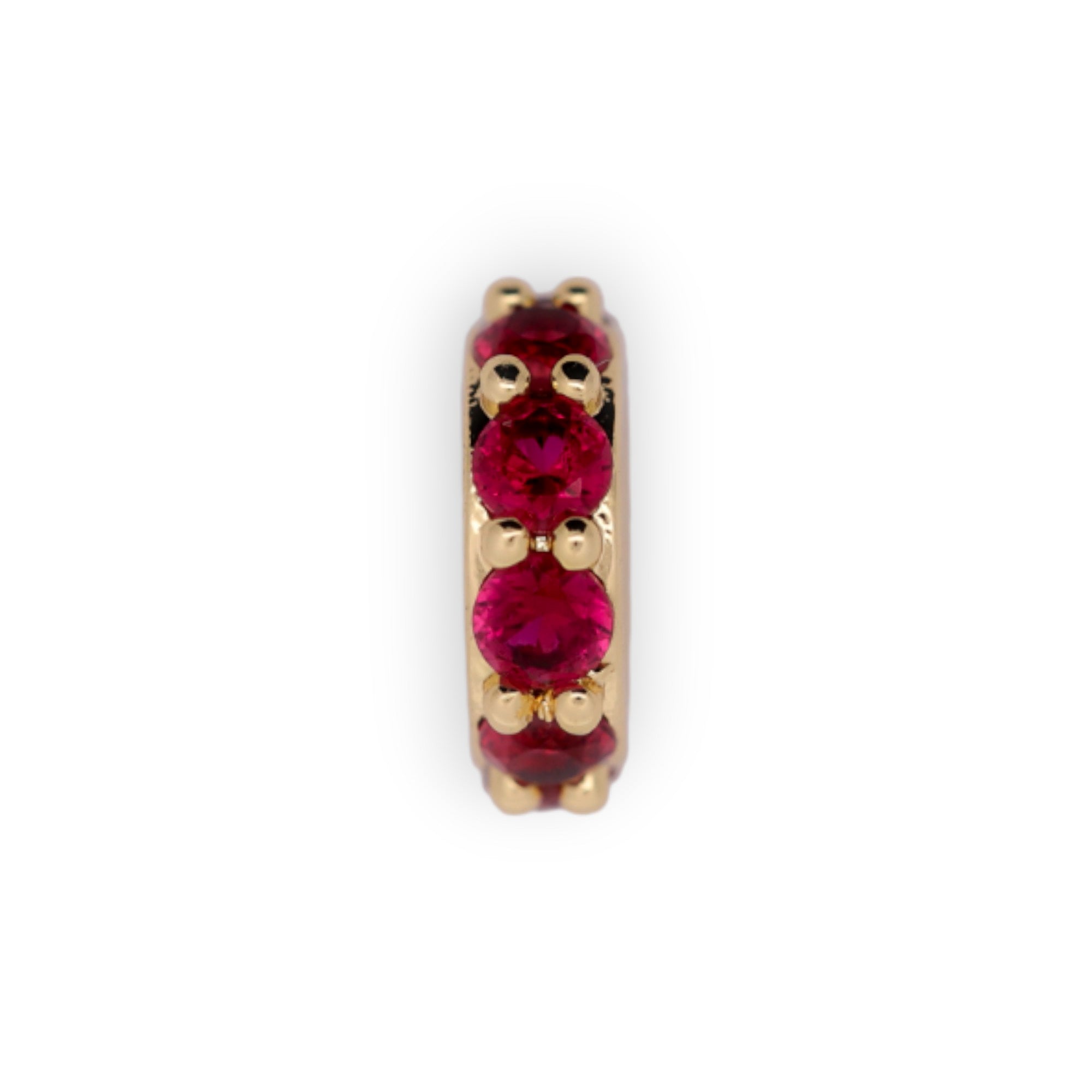HALO BIRTHSTONE CHARM - GARNET (JAN)