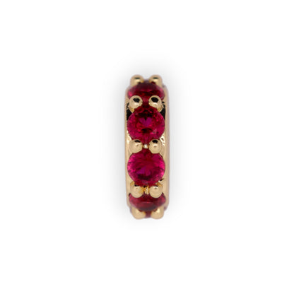 HALO BIRTHSTONE CHARM - GARNET (JAN)