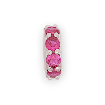HALO BIRTHSTONE CHARM - RUBY (JULY)