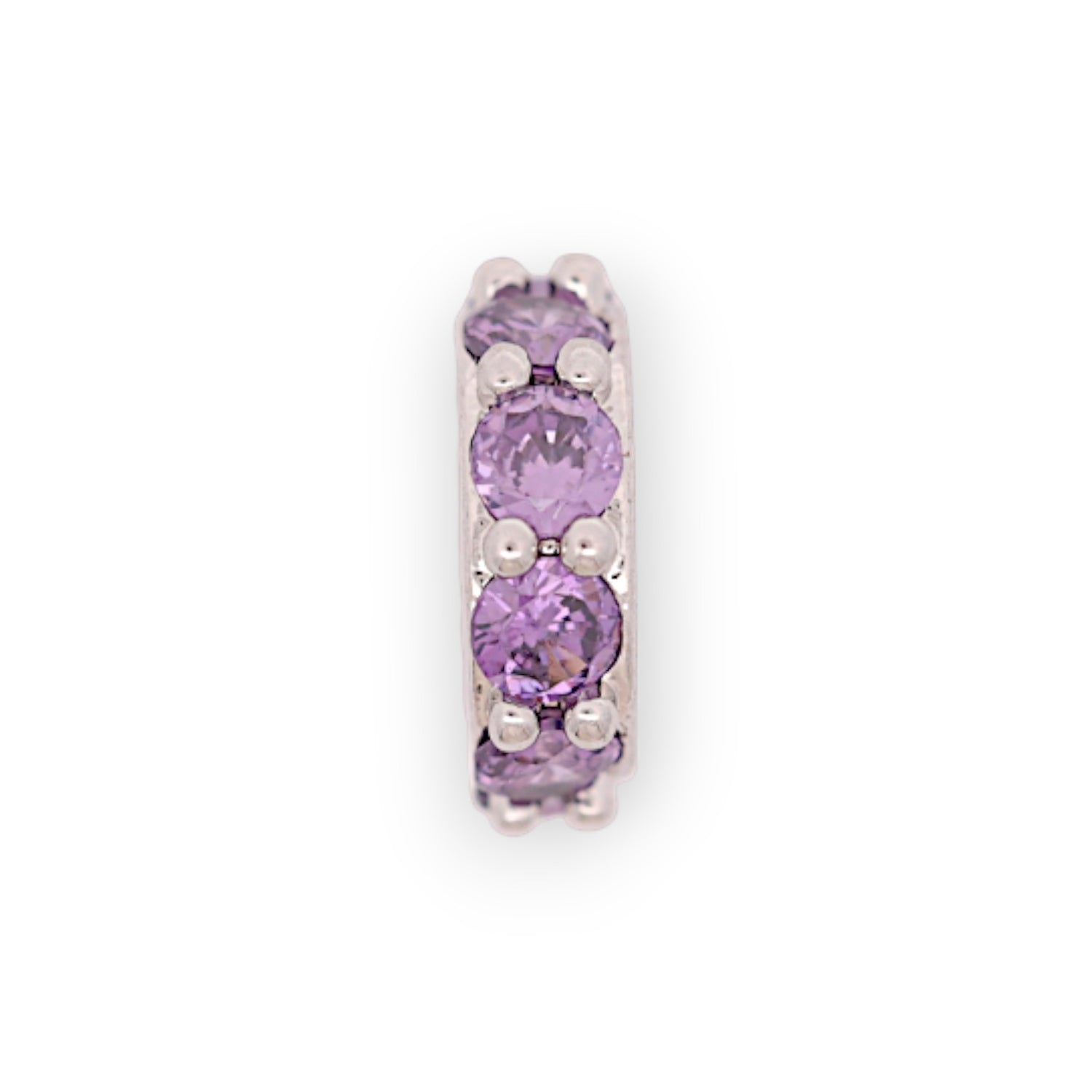 HALO BIRTHSTONE CHARM - AMETHYST (FEB)