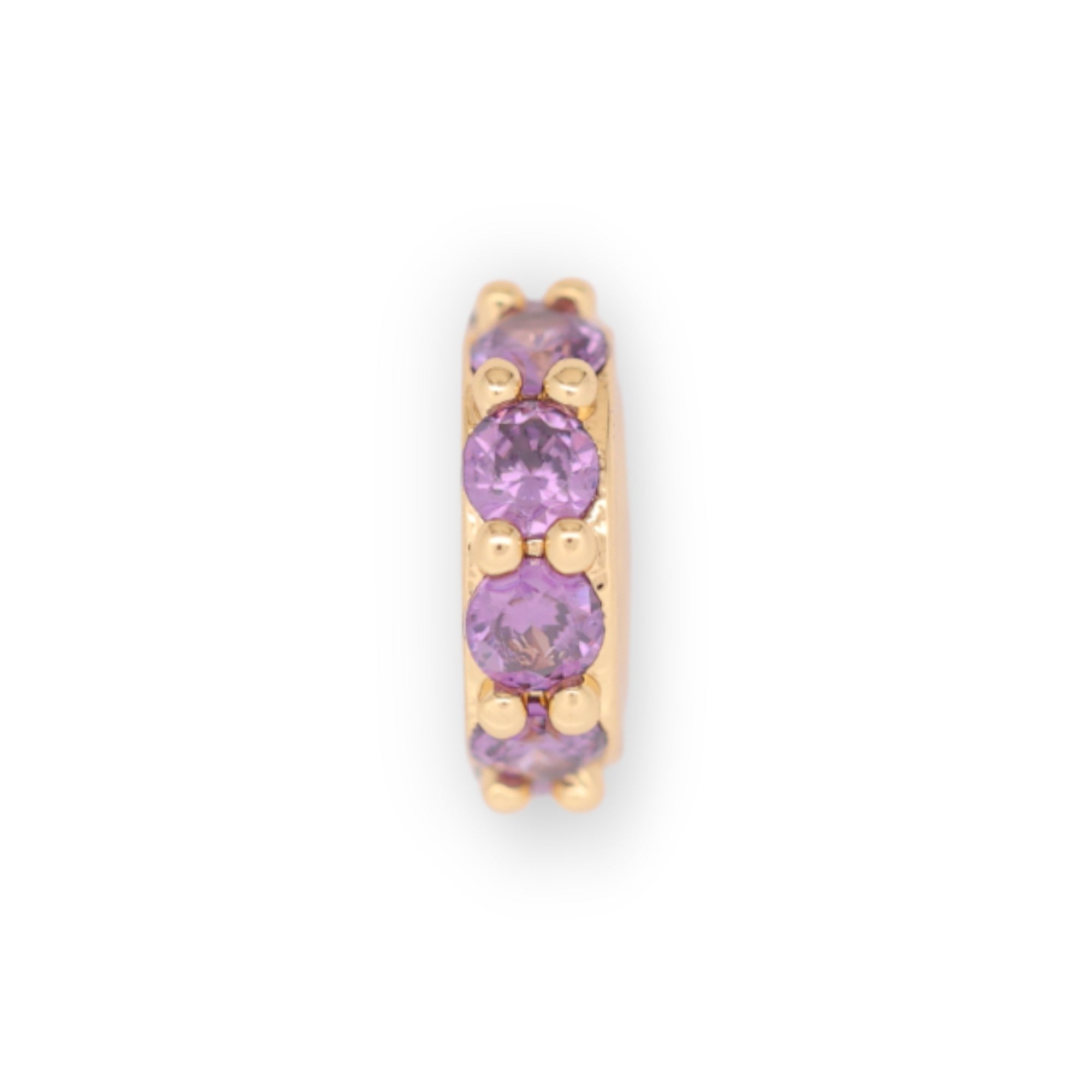 HALO BIRTHSTONE CHARM - AMETHYST (FEB)