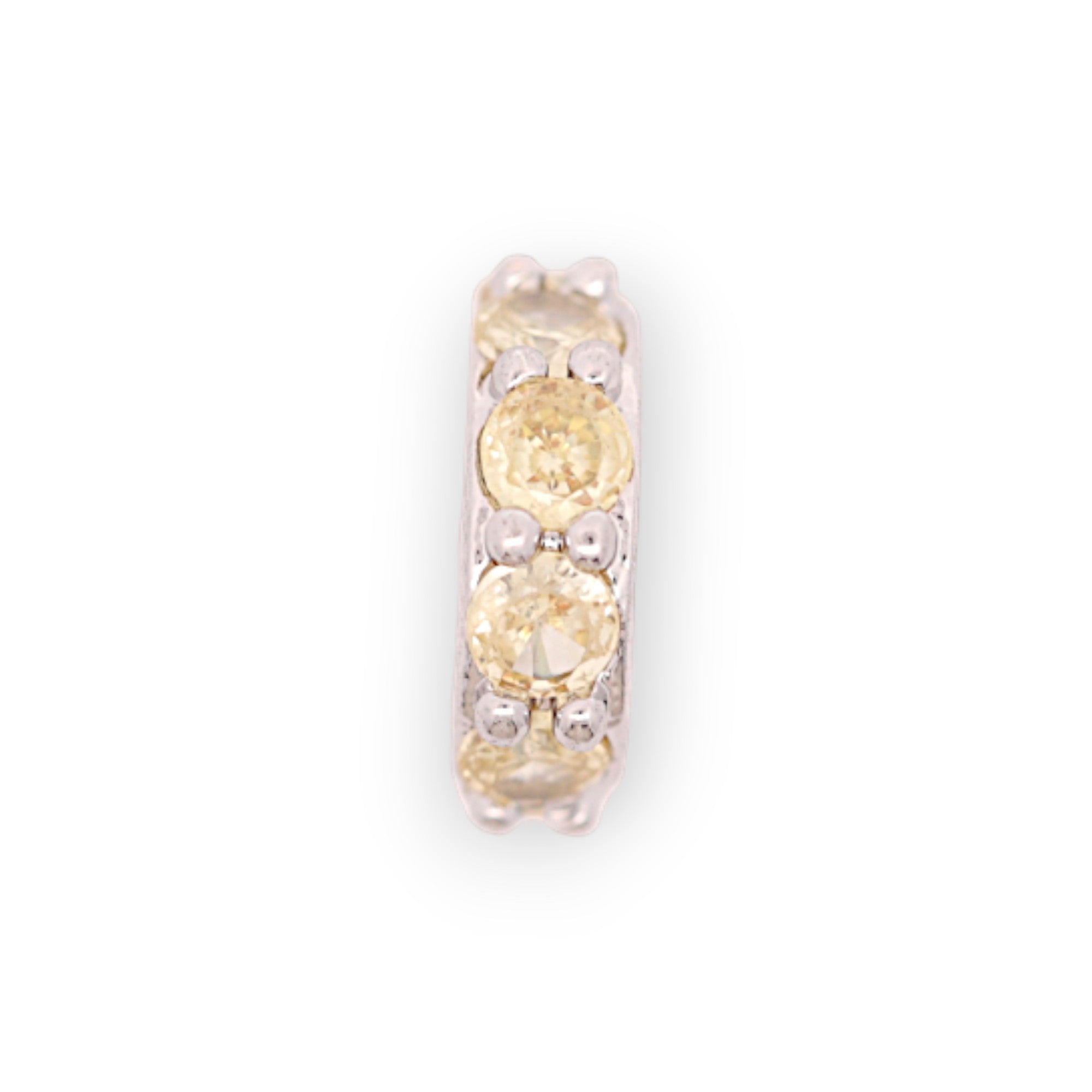 HALO BIRTHSTONE CHARM - CITRINE (NOV)