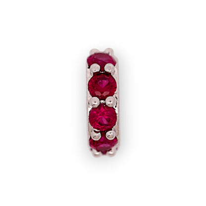 HALO BIRTHSTONE CHARM - GARNET (JAN)