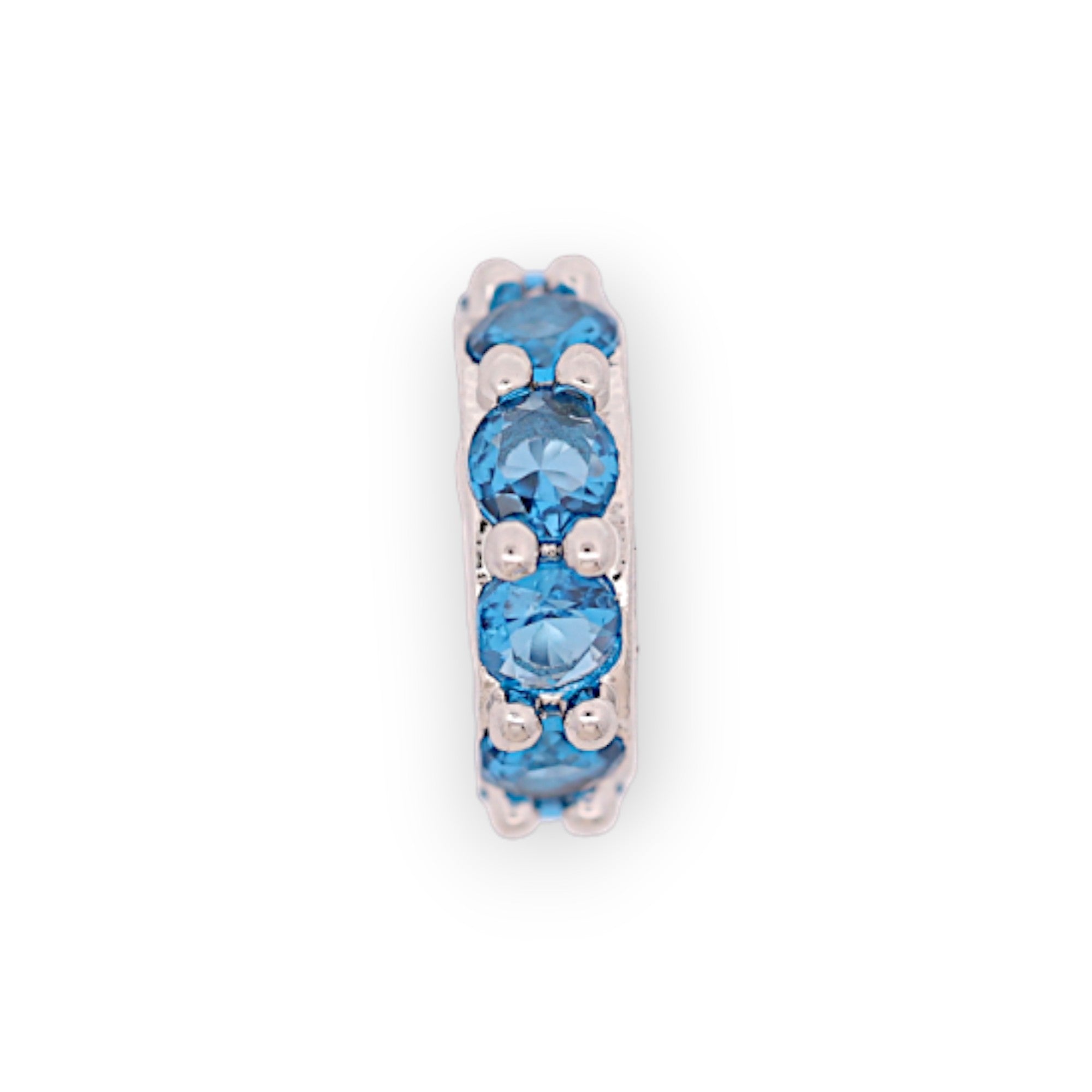 HALO BIRTHSTONE CHARM - ZIRCON (DEC)