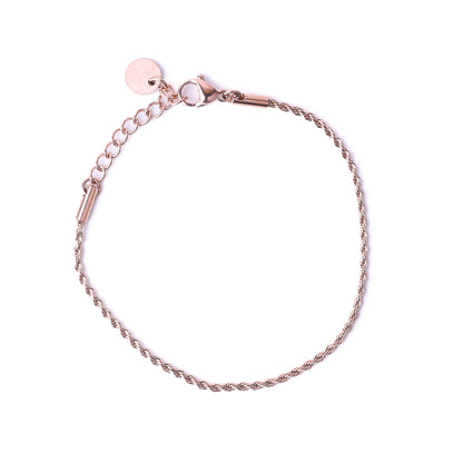 ROPE ACCENT CHAIN BRACELET - Inspiration Co.