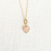 ROSE QUARTZ HEART CHARM - Inspiration Co.