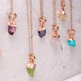 Sapphire(SEPT) Raw Birthstone Charm - Inspiration Co.