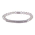 Silver Champagne Crystal Custom Bracelet - Inspiration Co.