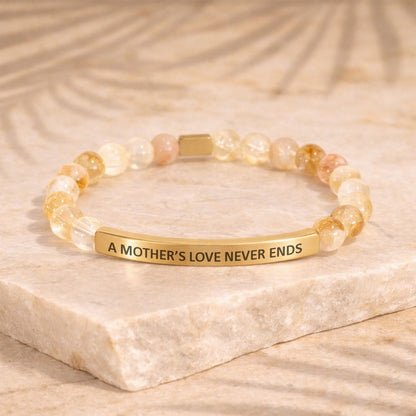 A MOTHER’S LOVE NEVER ENDS .