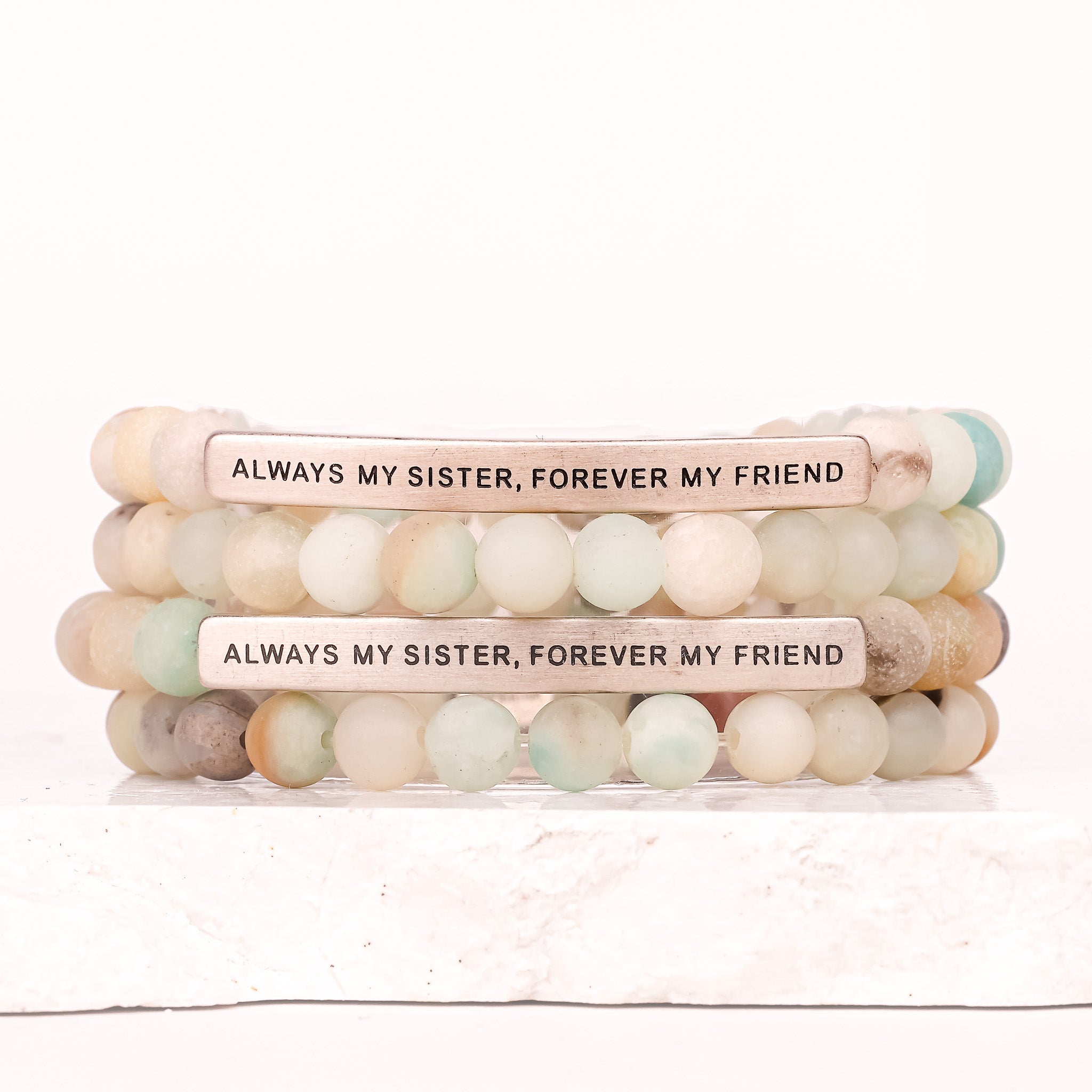 SISTER/SISTER GIFT SET - AMAZONITE - Inspiration Co.