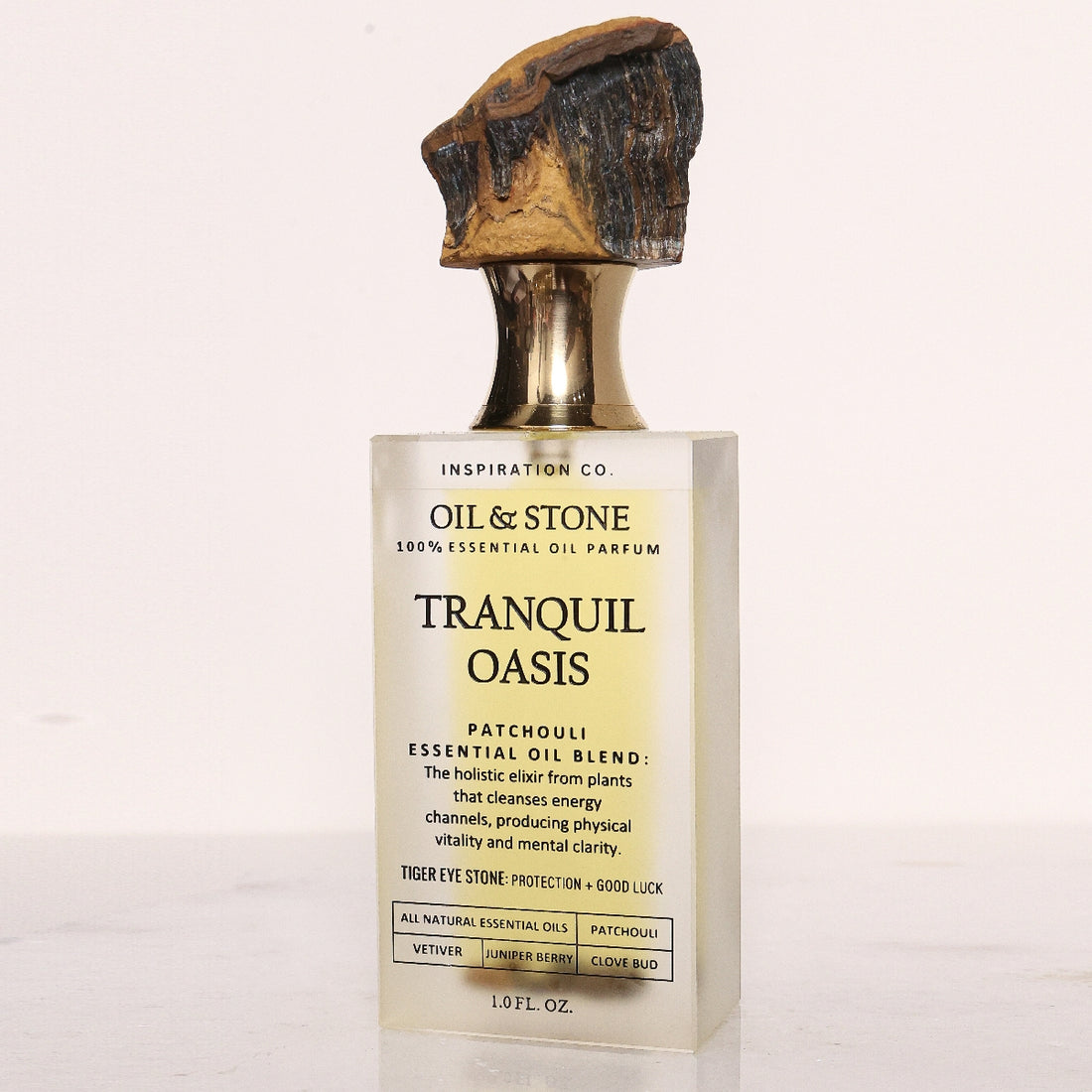 TRANQUIL OASIS / VETIVER ZEN- TIGERSEYE PREMIUM OIL PERFUME