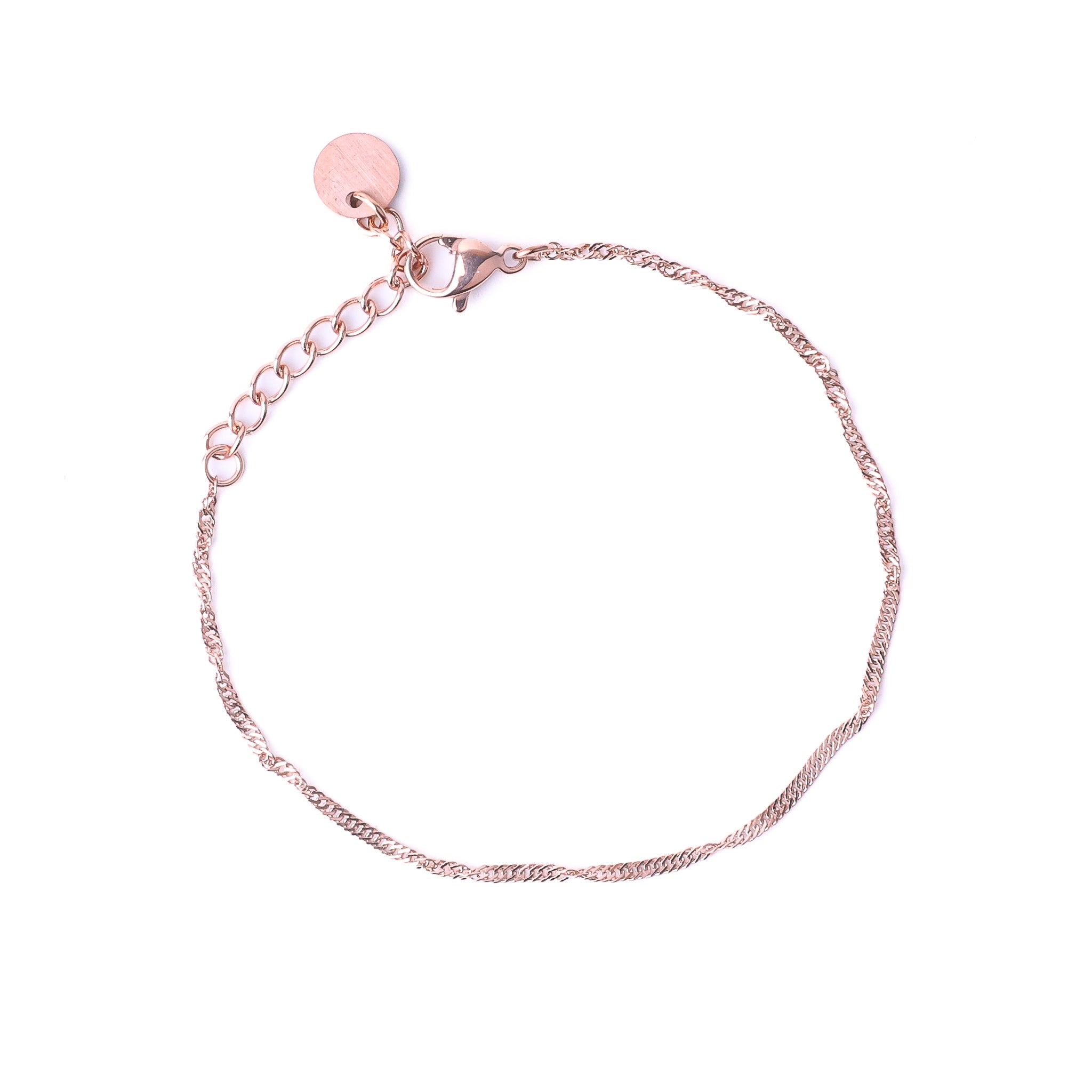 TWISTED ACCENT CHAIN BRACELET - Inspiration Co.