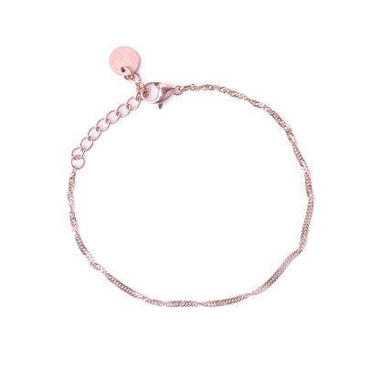 TWISTED ACCENT CHAIN BRACELET - Inspiration Co.