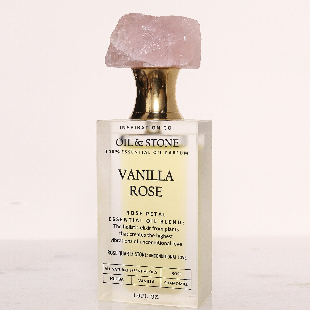 VANILLA ROSE - ROSE QUARTZ PREMIUM OIL PERFUME