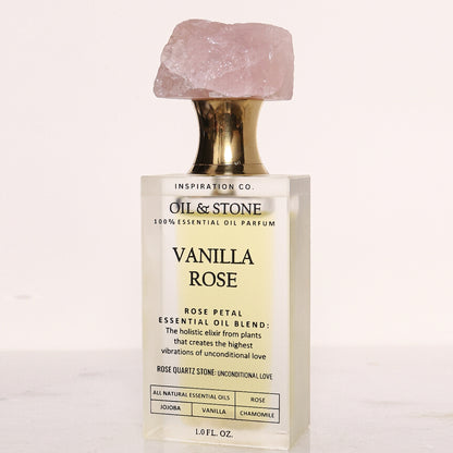 VANILLA ROSE - ROSE QUARTZ PREMIUM OIL PERFUME