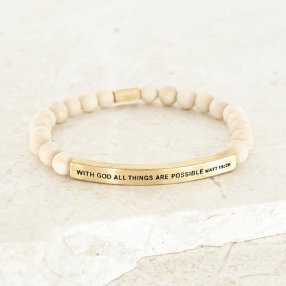 WITH GOD ALL THINGS ARE POSSIBLE MATT 19:26 - Inspiration Co.