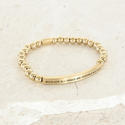 WITH GOD ALL THINGS ARE POSSIBLE MATT 19:26 - Inspiration Co.