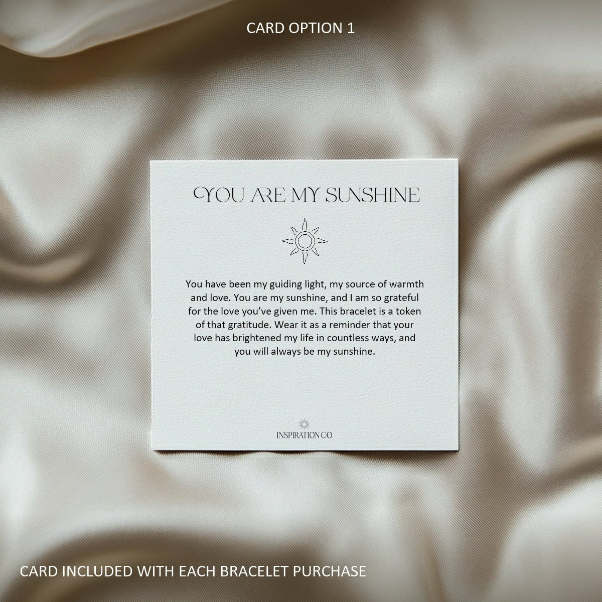 YOU ARE MY SUNSHINE - Inspiration Co.
