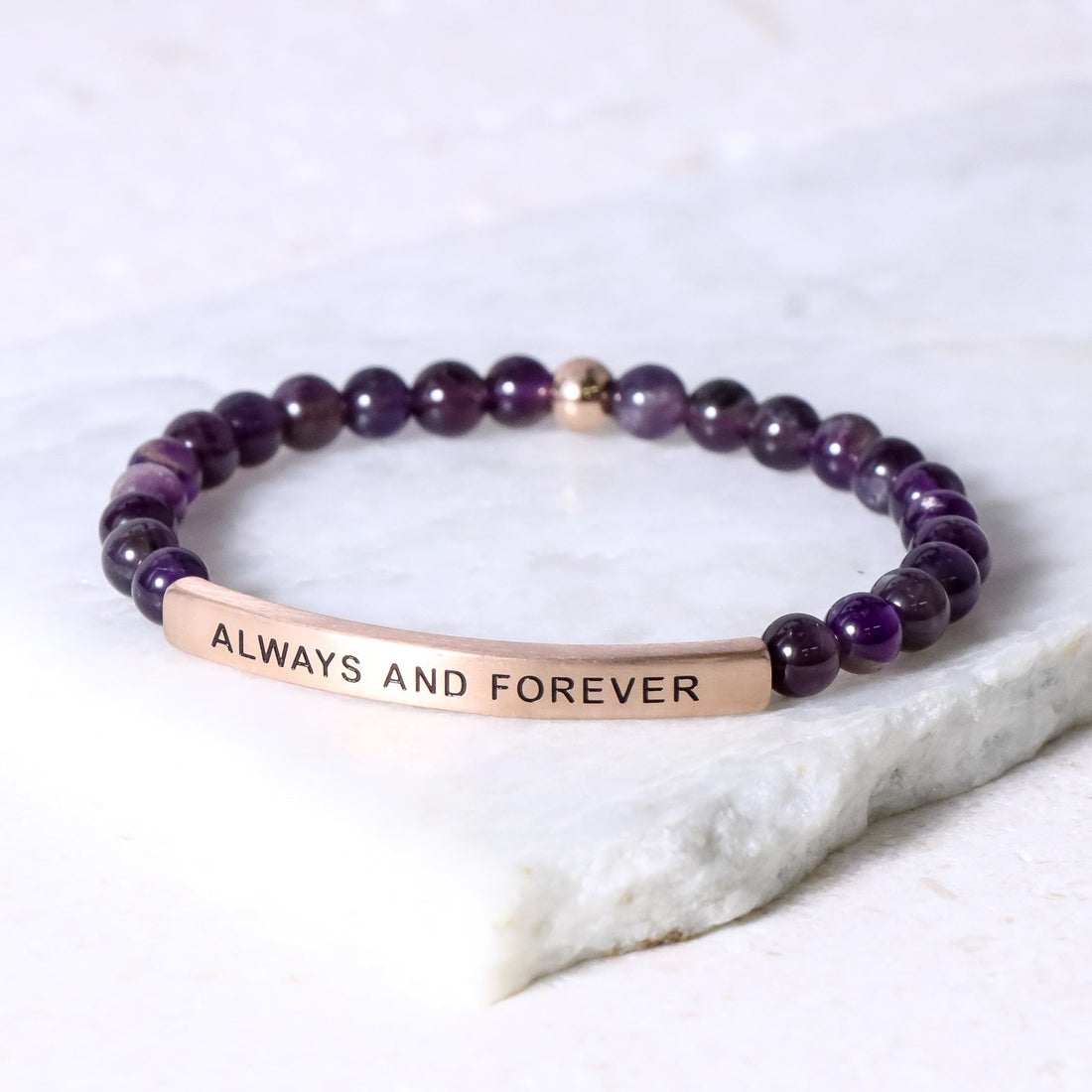 Engraved meaningful bracelet