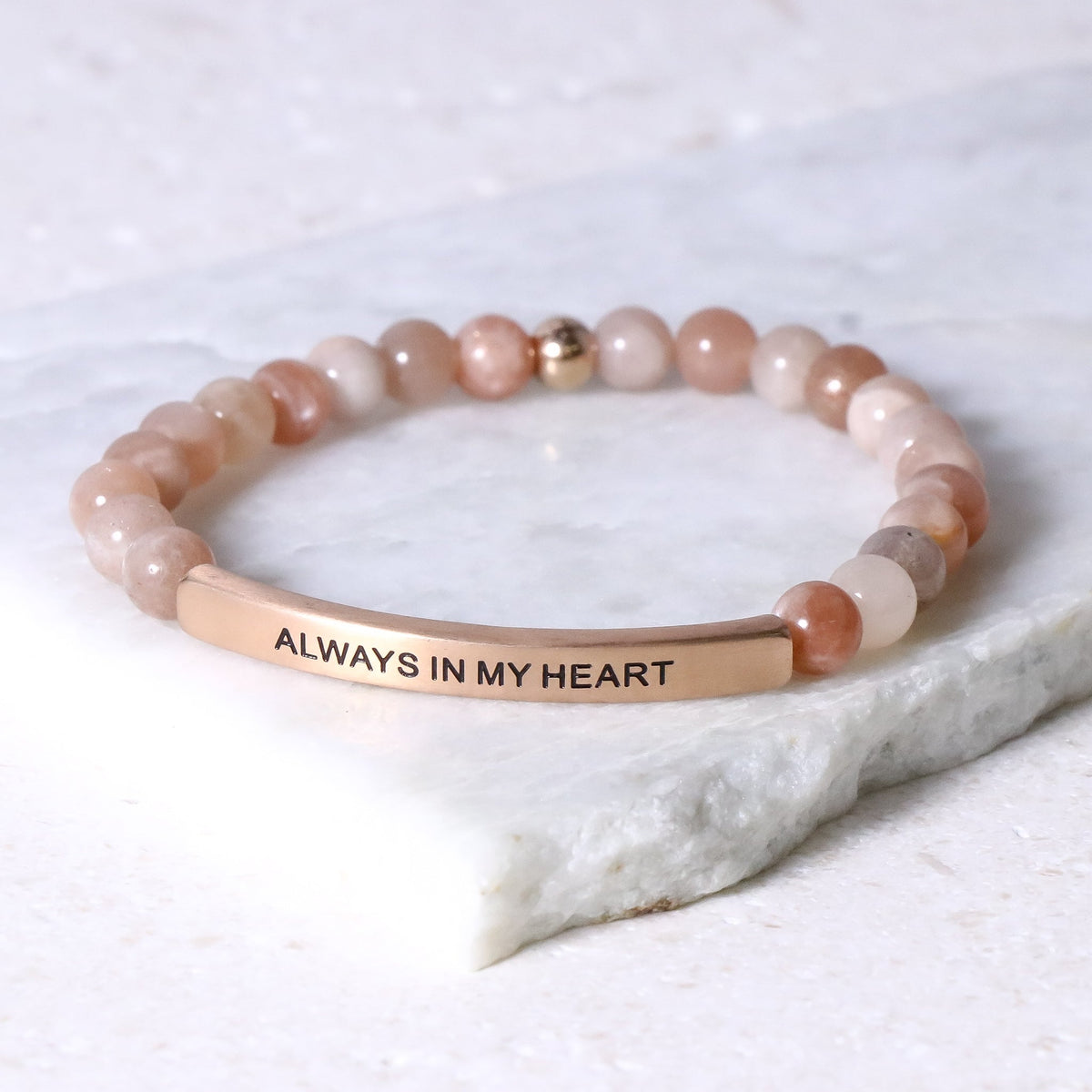 Engraved bracelet for loss