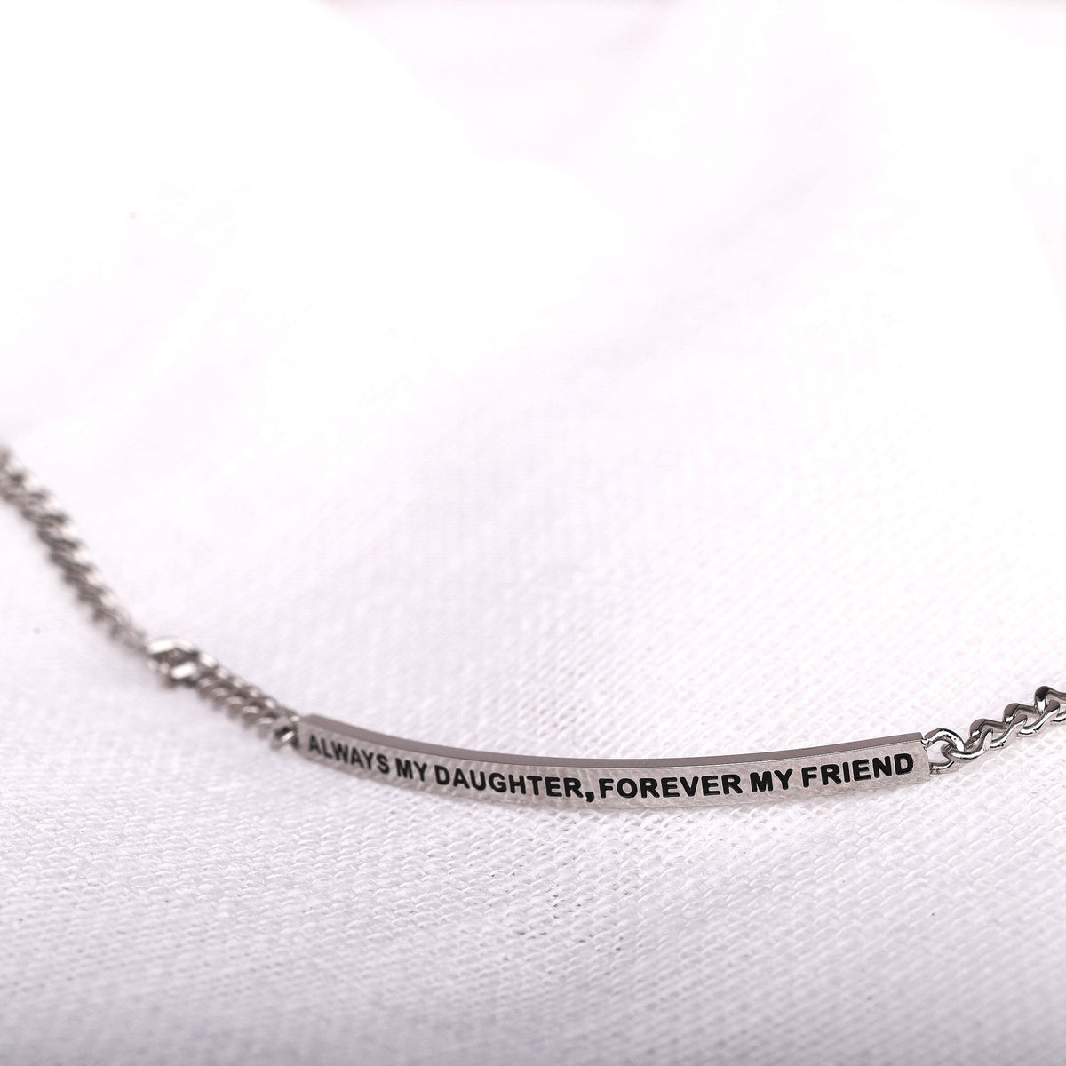 silver adjustable chain bracelet