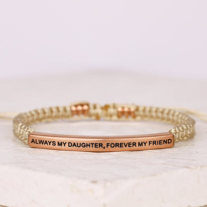 tan rope bracelet