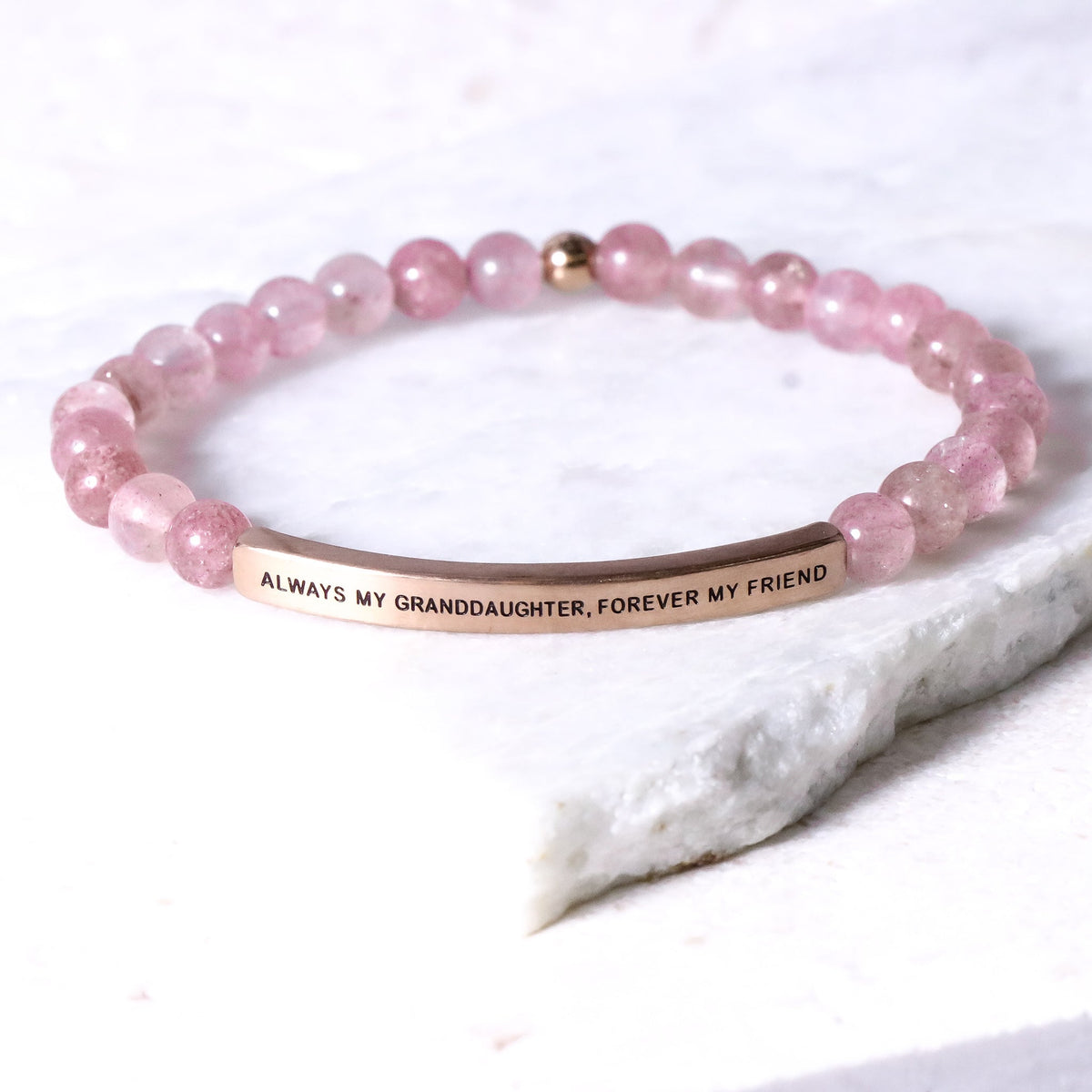 Meaningful remembrance bracelet for a granddaughter