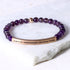 Meaningful engraved message bracelet