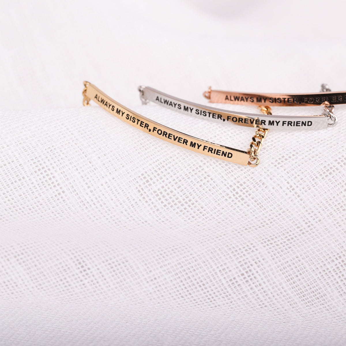 chain sister friendship bracelets