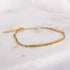gold chain bracelet with engraving