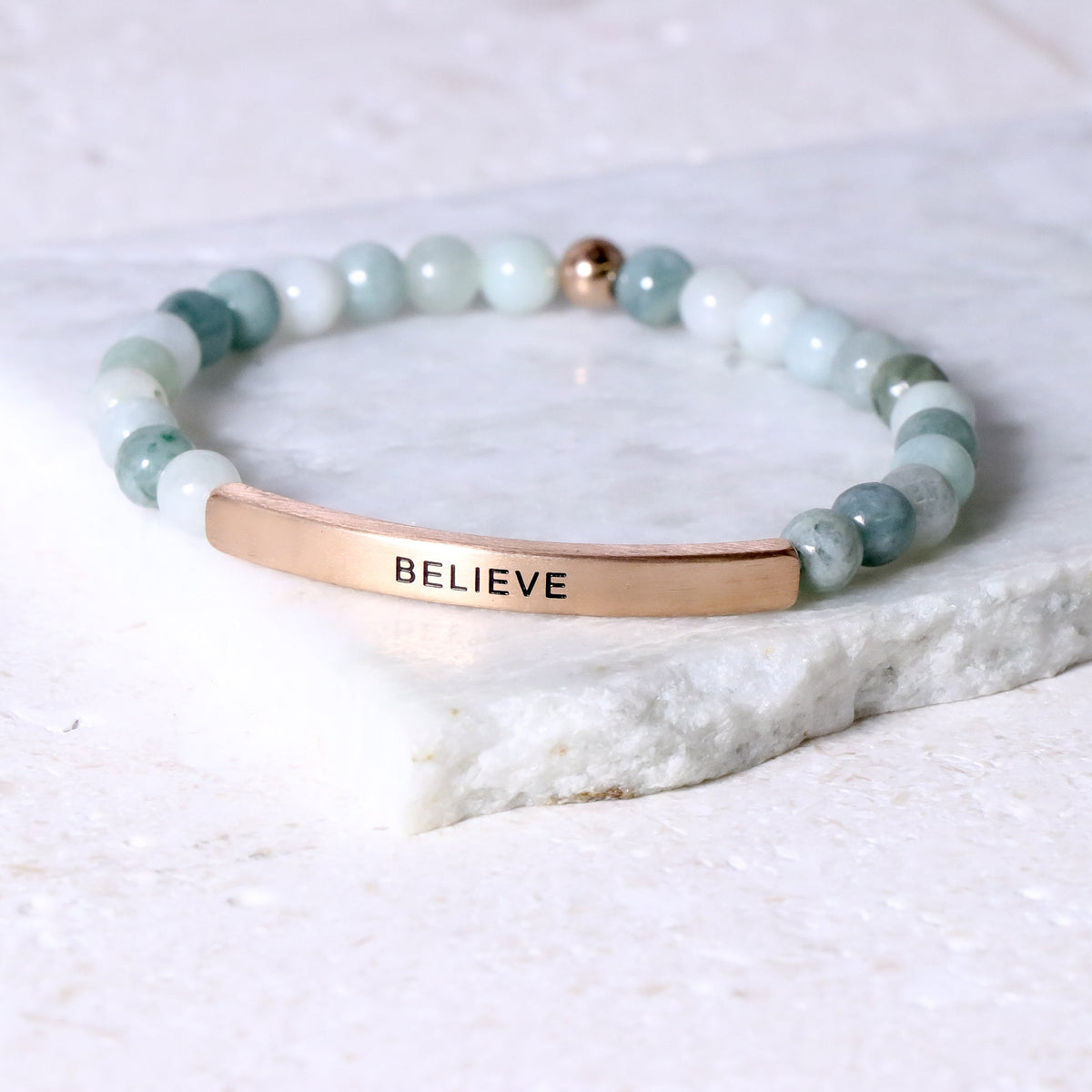 Engraved bracelet for anxiety