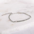 Silver engraved inspirational bracelet