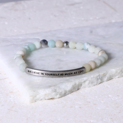 Inspiring gift with positive message engraved
