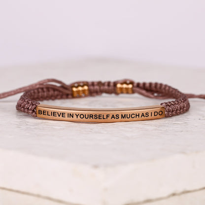 Woven rope bracelet