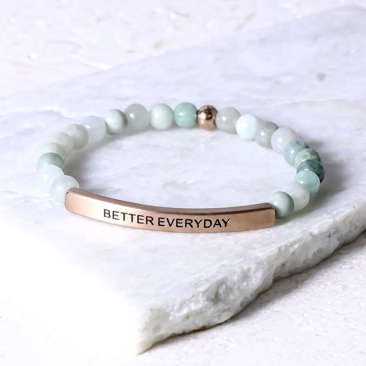 Meaningful engraved bracelet